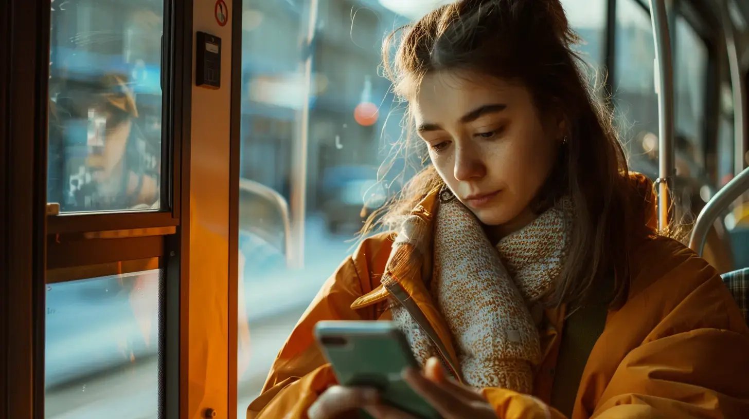 Young-proffesional-looks-at-tiktok-on-her-phone Young-proffesional-looks-at-tiktok-on-her-phone